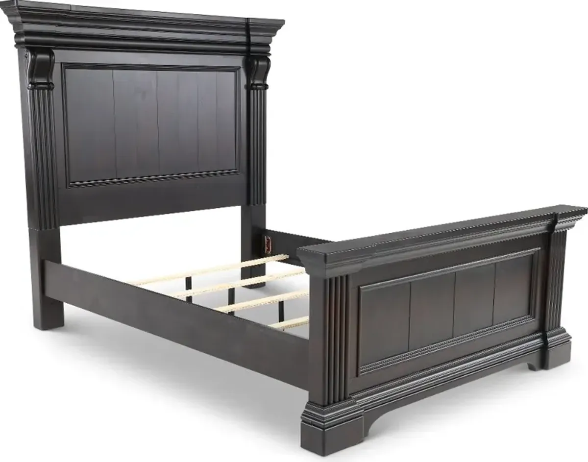 Caldwell Dark Brown Queen Bed