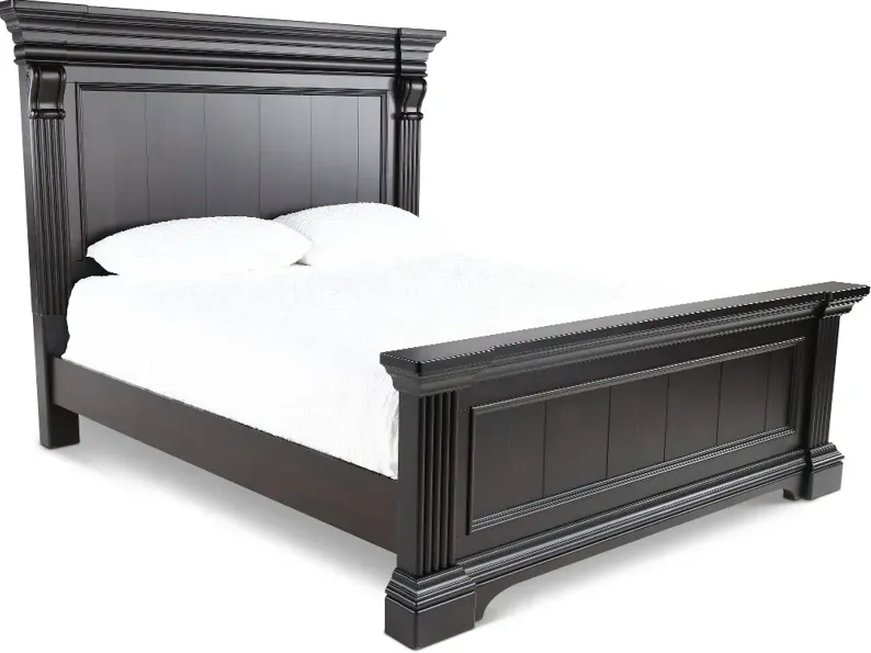 Caldwell Dark Brown Queen Bed