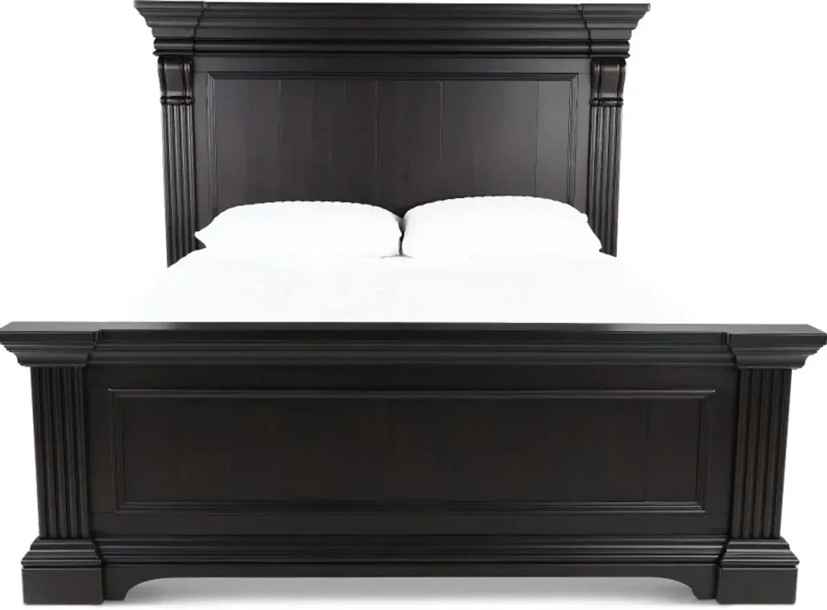 Caldwell Dark Brown King Bed