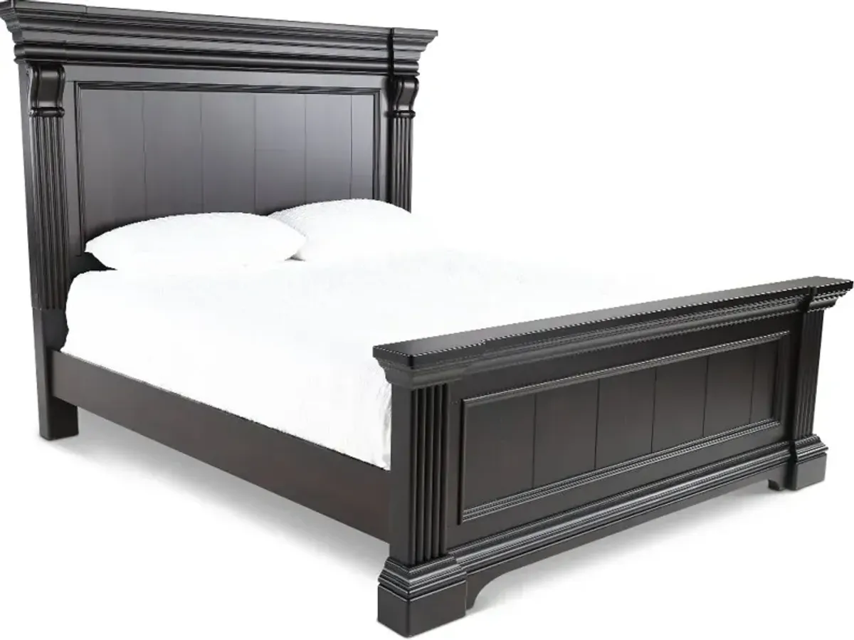 Caldwell Dark Brown King Bed