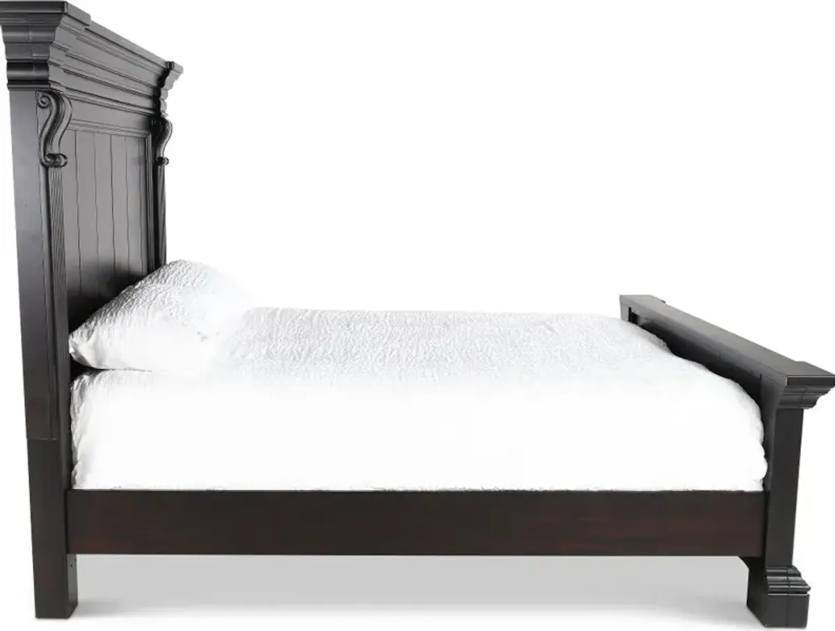 Caldwell Dark Brown California King Bed