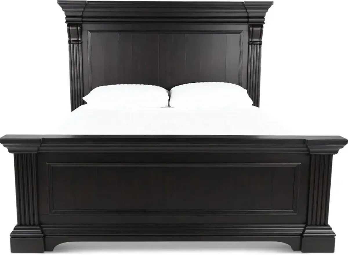 Caldwell Dark Brown California King Bed