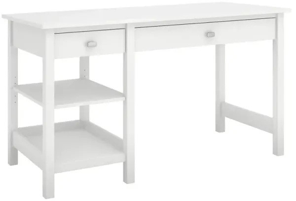 Broadview White Computer Desk