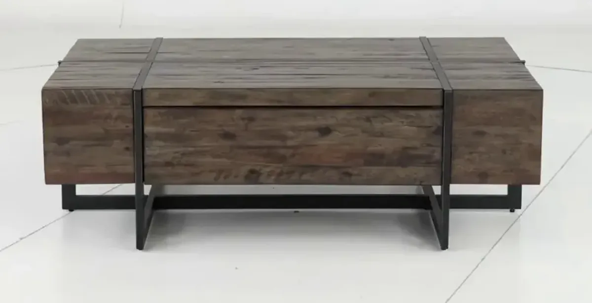 Modern Timber Brown Wood Coffee Table