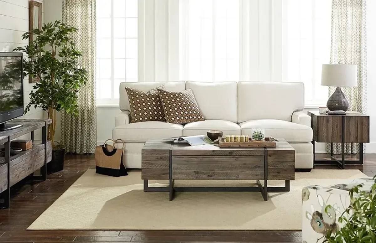 Modern Timber Brown Wood Coffee Table