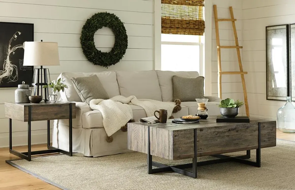 Modern Timber Brown Wood Coffee Table