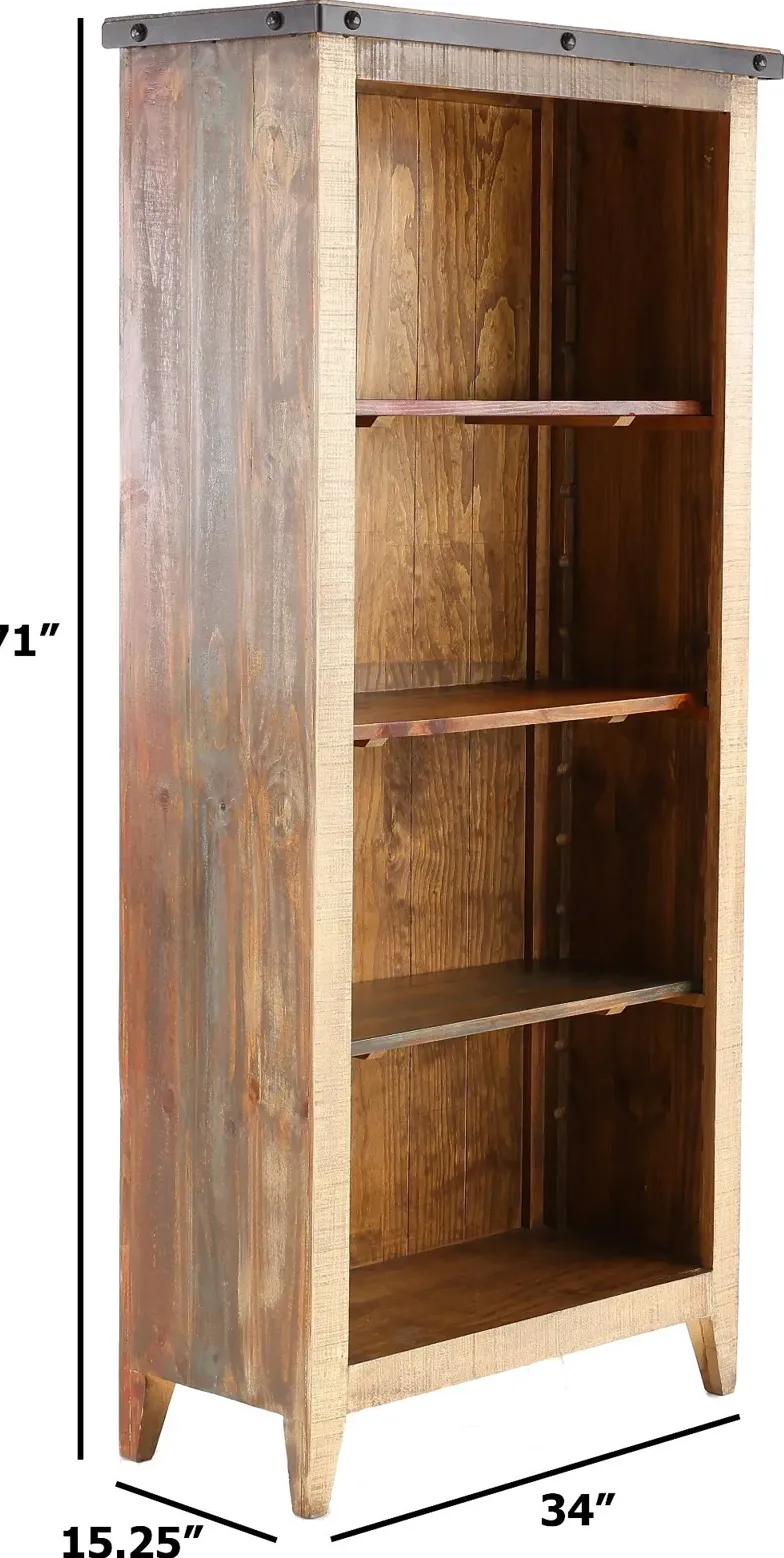 Antique Pine Bookcase