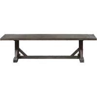 Paladin Charcoal Dining Bench