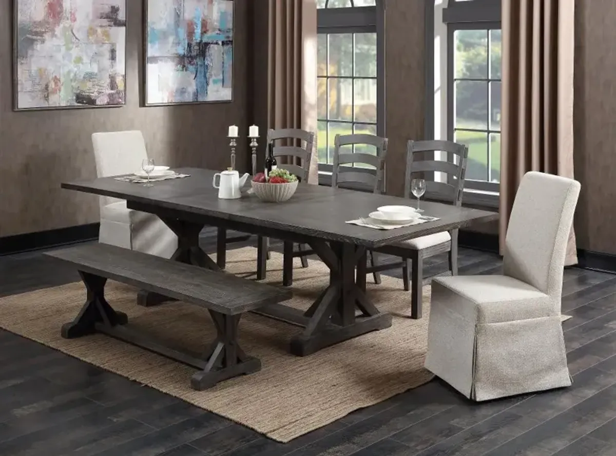 Paladin Charcoal 6 Piece Dining Set