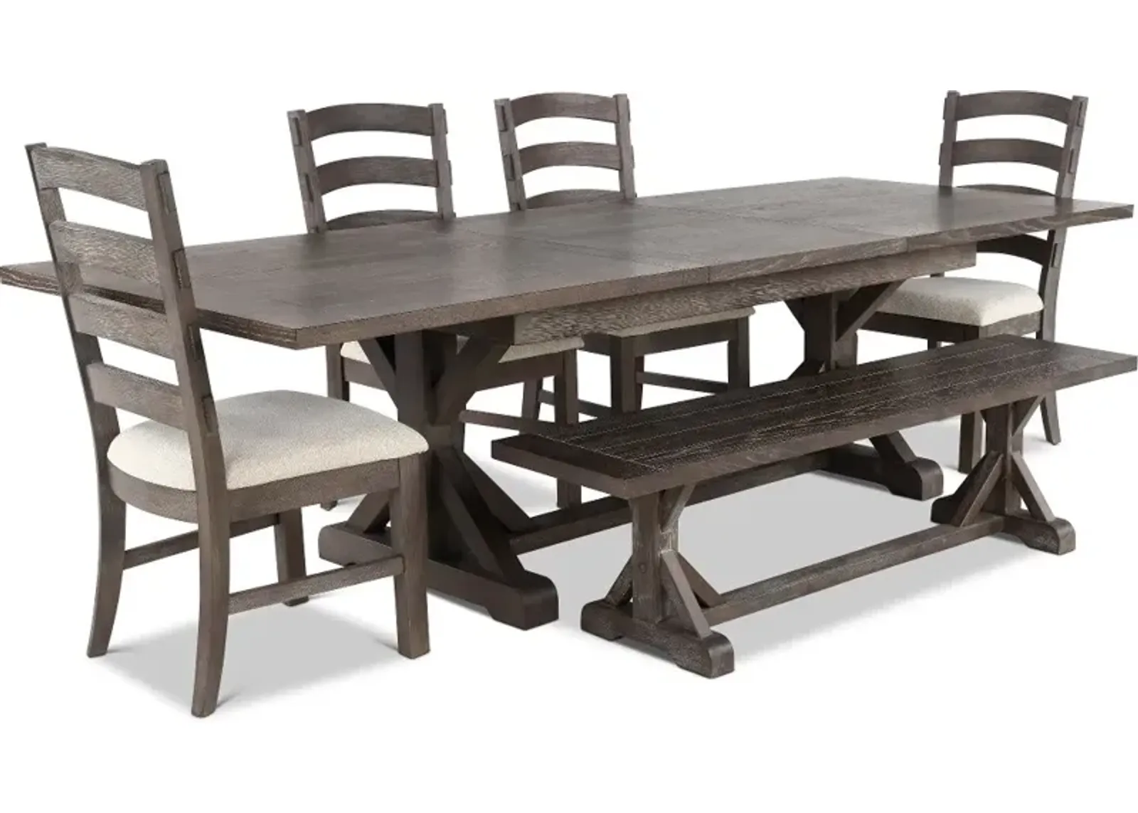 Paladin Charcoal 6 Piece Dining Set