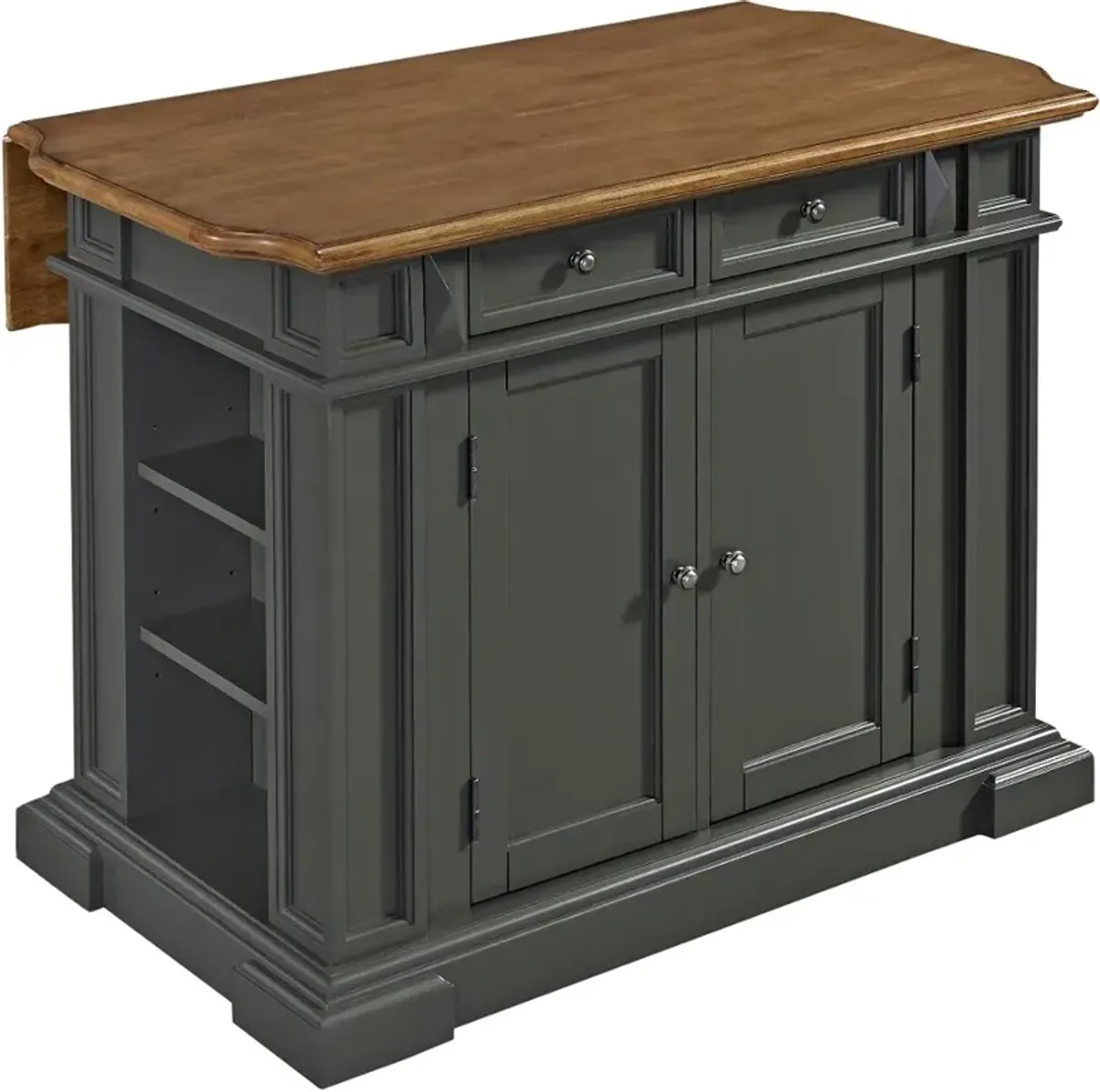 Americana Charcoal Gray Kitchen Island