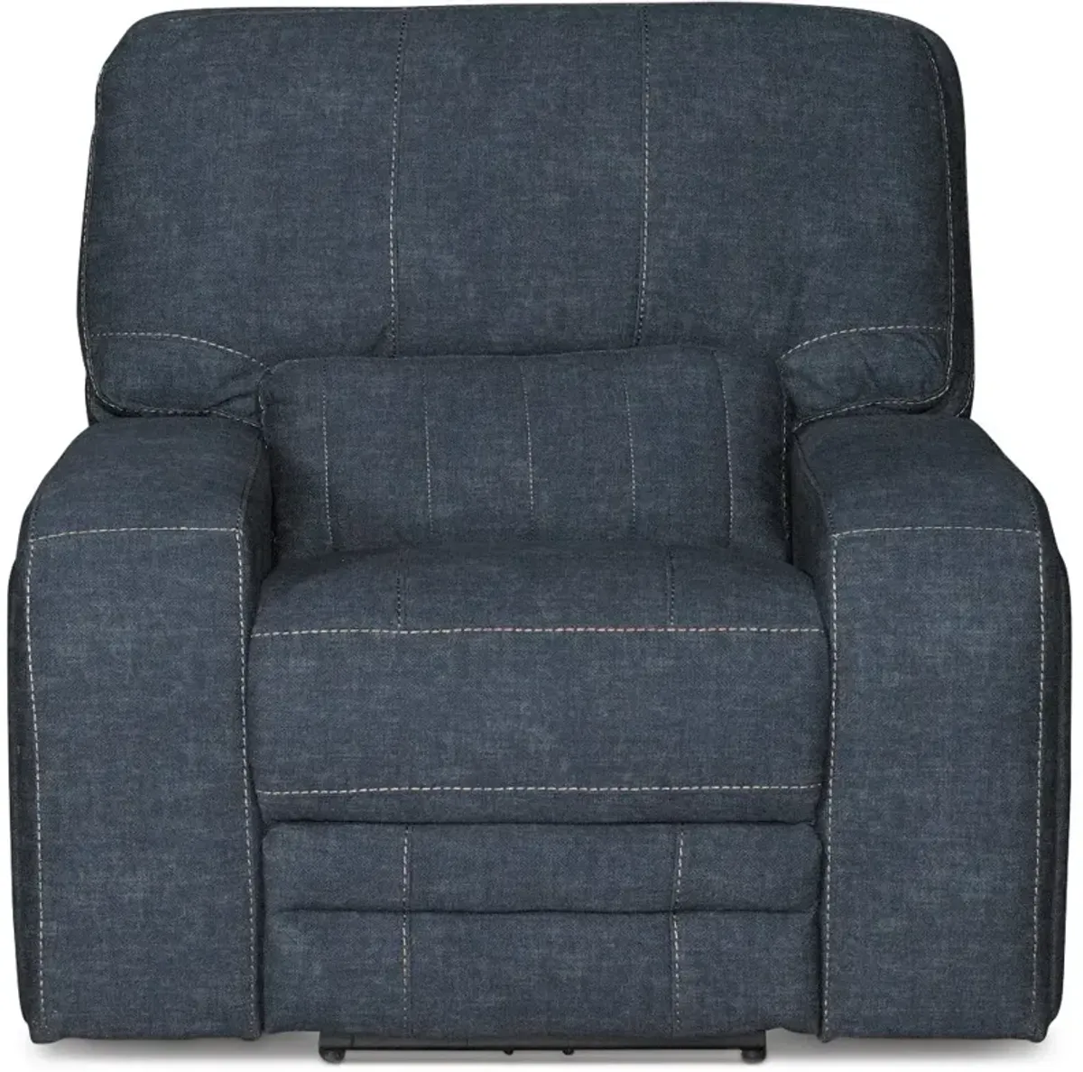 Rock Quarry Indigo Blue Power Recliner