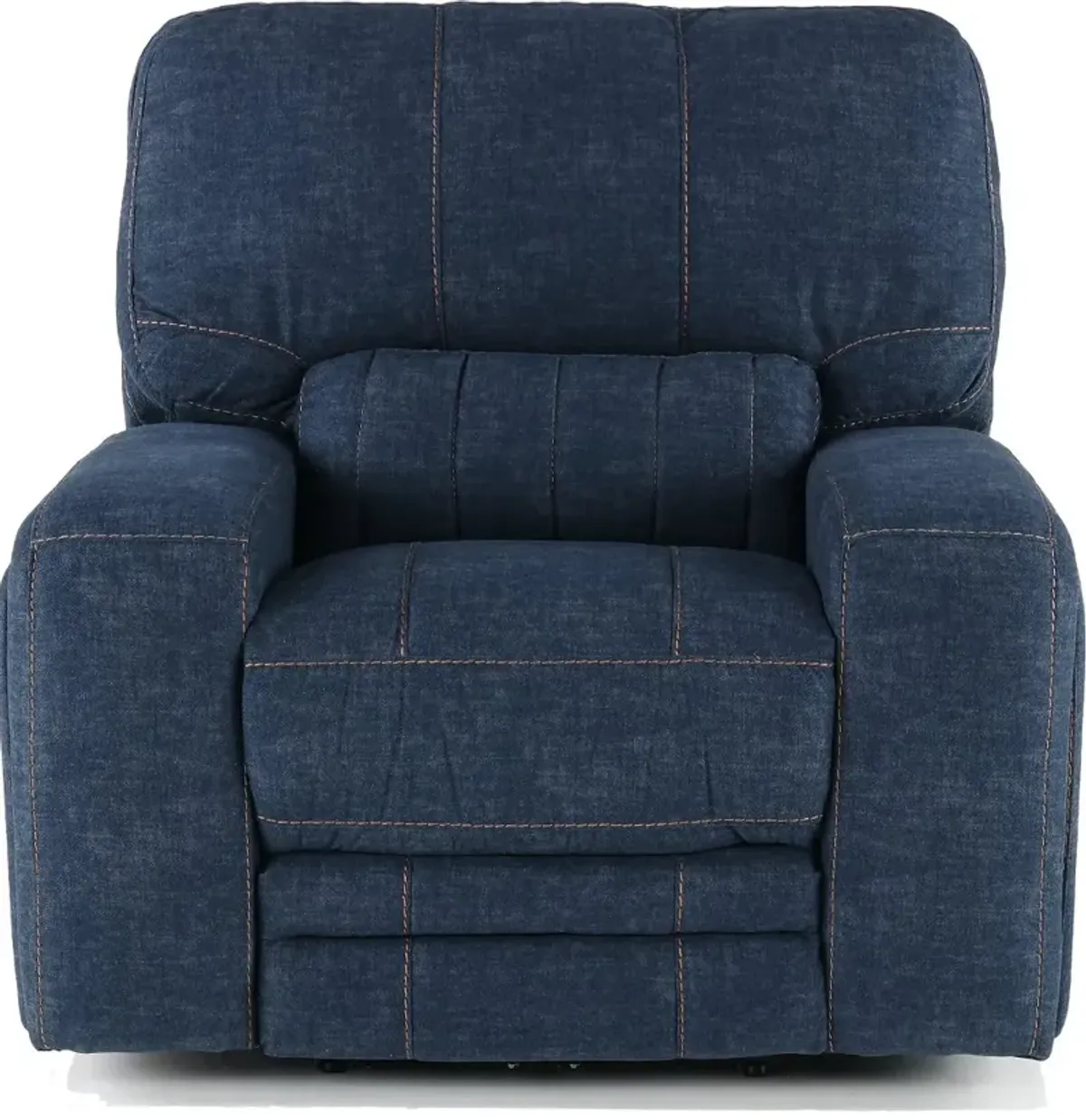 Rock Quarry Indigo Blue Power Recliner