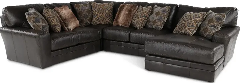 Denali Steel Gray 4 Piece Sectional