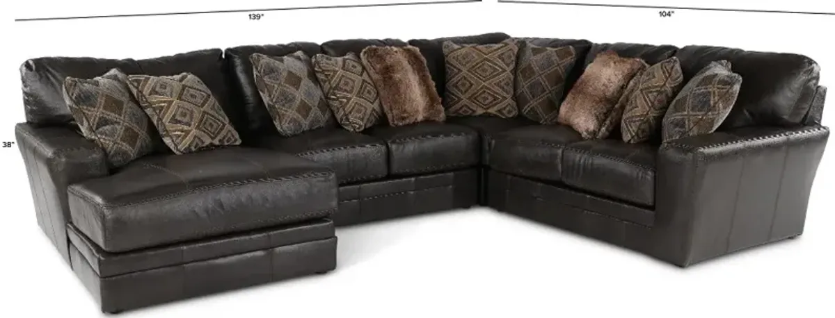 Denali Steel Gray 4 Piece Sectional