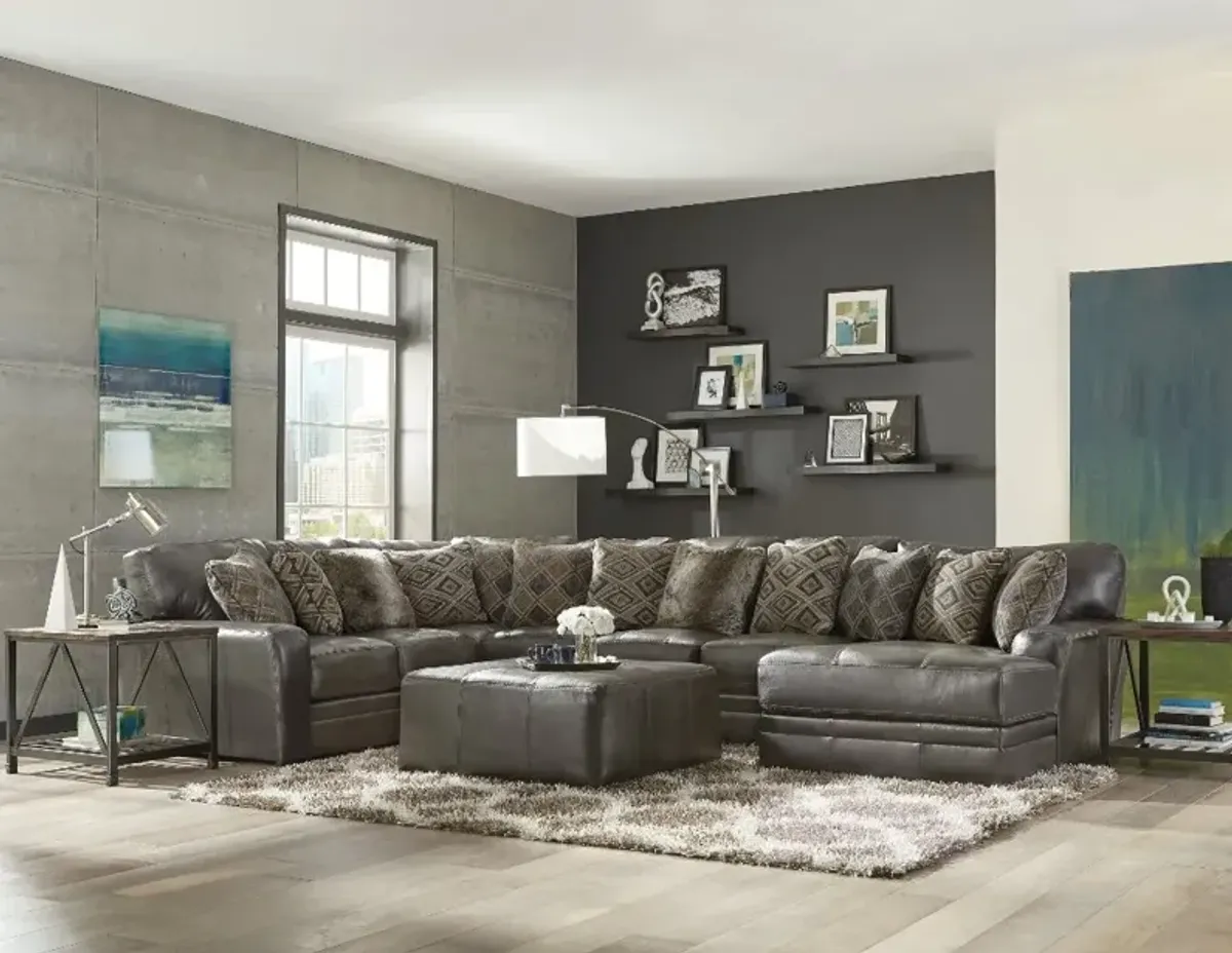 Denali Steel Gray 5 Piece Sectional