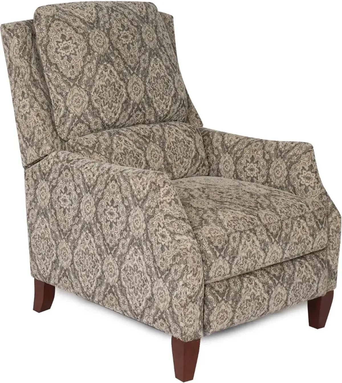 Sandlewood Beige High-Leg Pushback Recliner