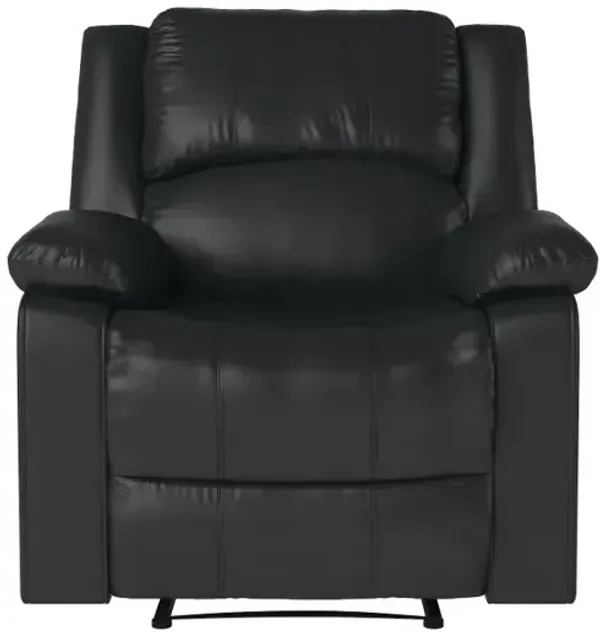 Relax-A-Lounger Preston Black Vegan Leather Recliner