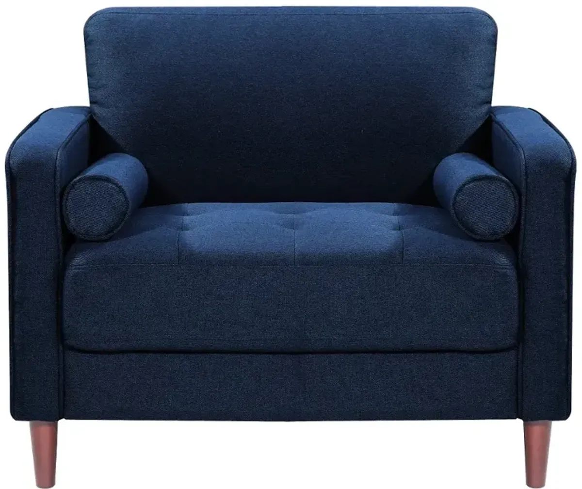 Lawrence Navy Blue Armchair