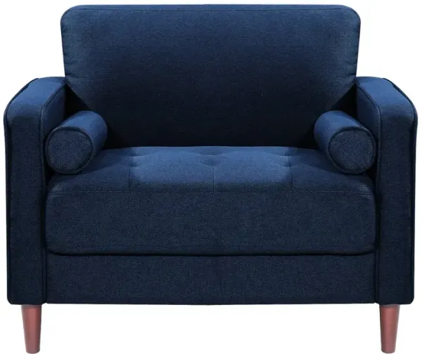 Lawrence Navy Blue Armchair