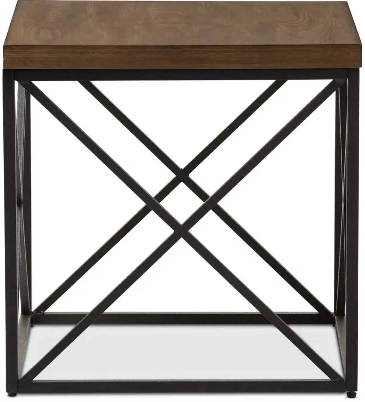 Vintage Industrial End Table - Holden