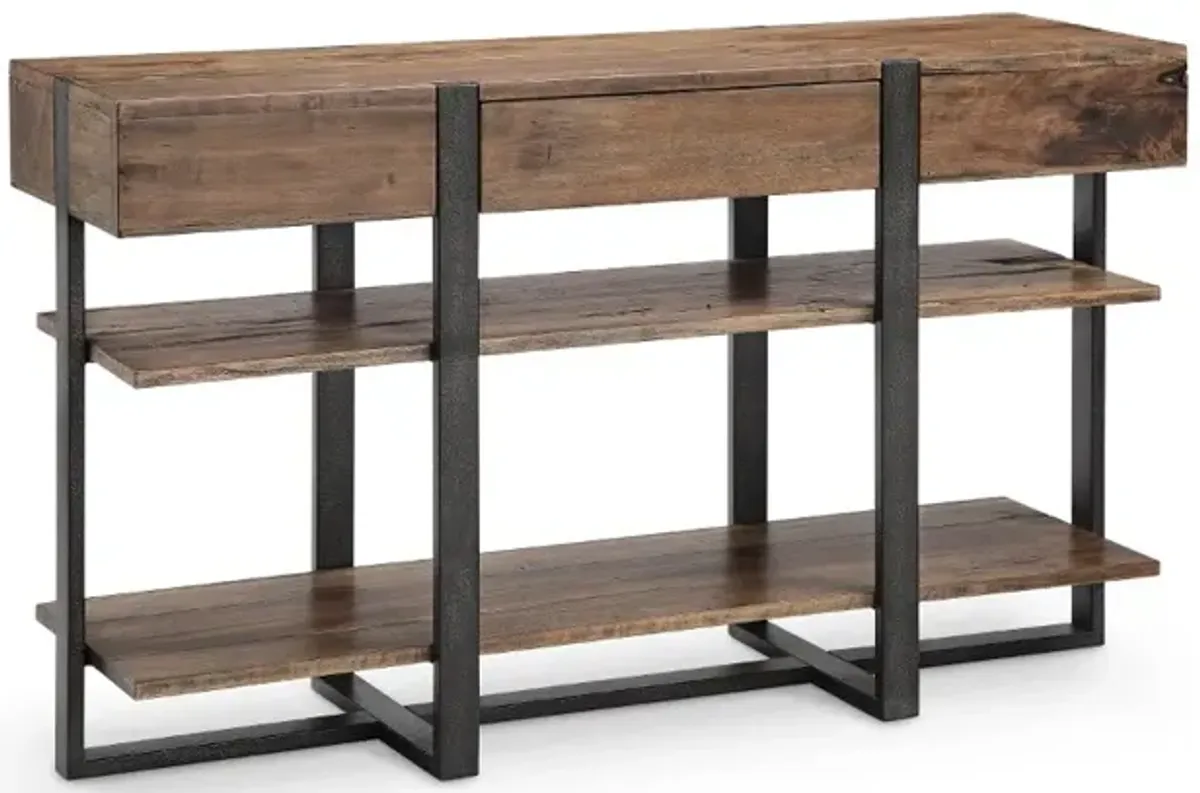 Prescott Brown Console Table