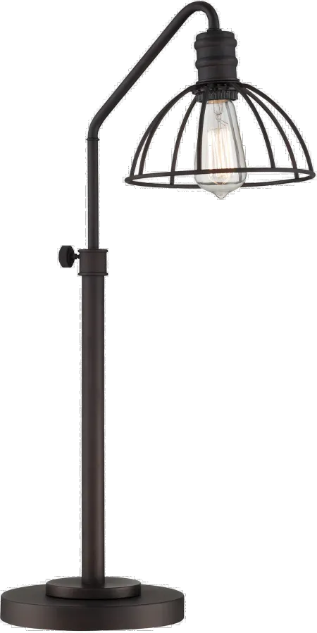 Gaius Industrial Cage Desk Lamp