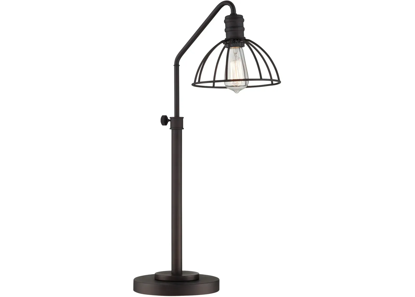 Gaius Industrial Cage Desk Lamp