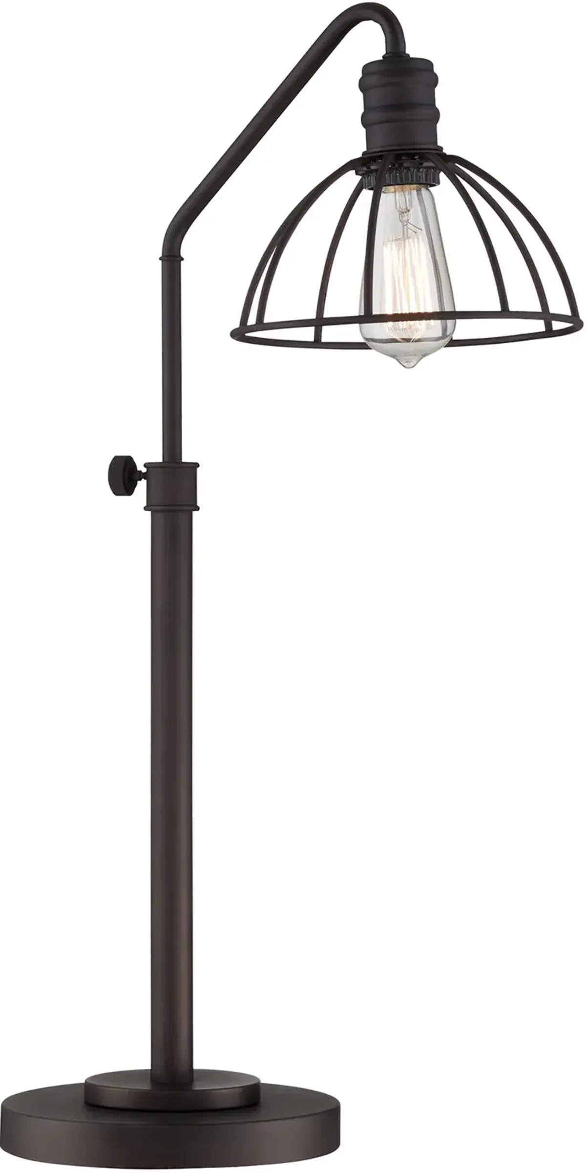 Gaius Industrial Cage Desk Lamp