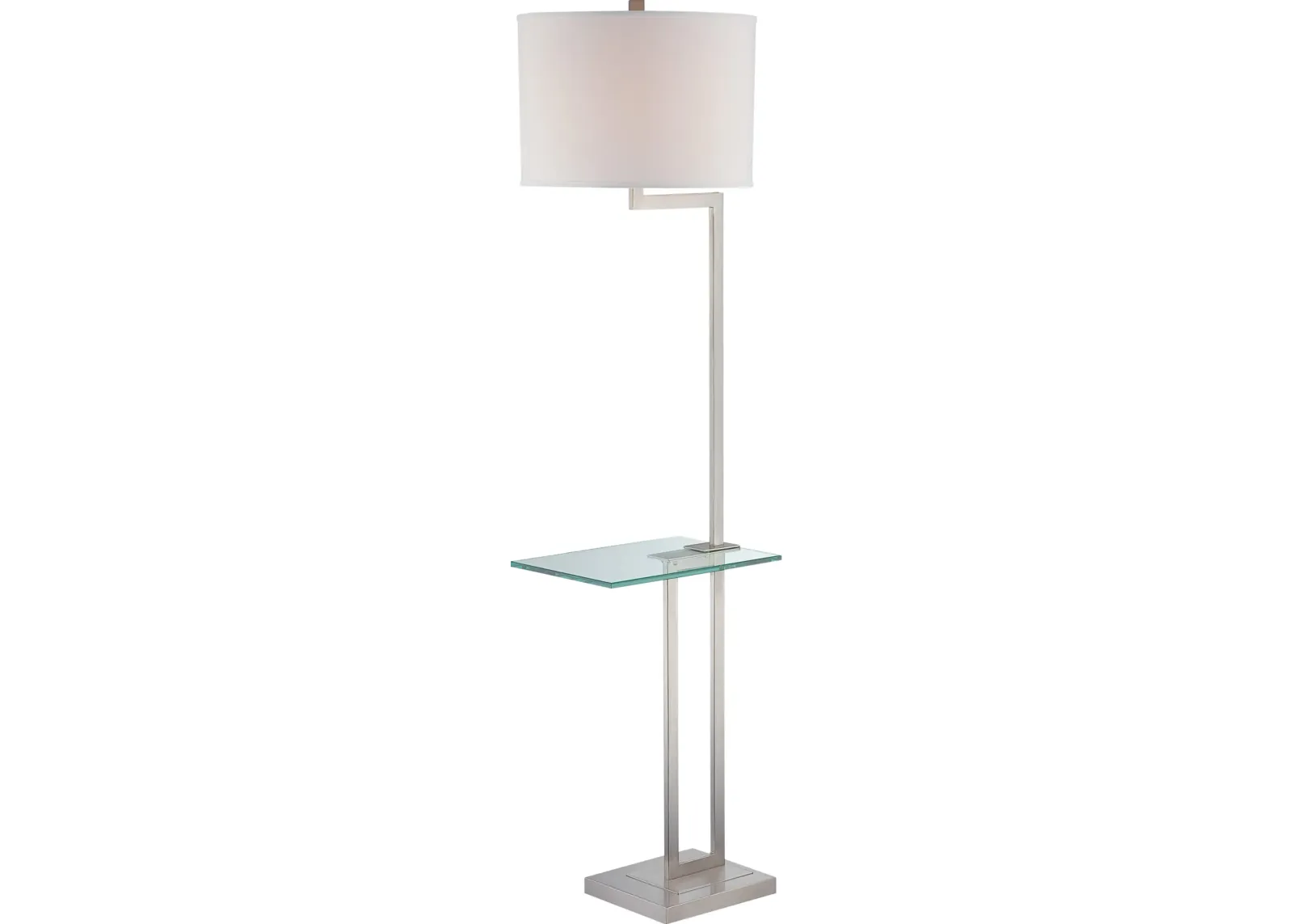 Floor Table Lamp with Glass Tray Table - Rudko