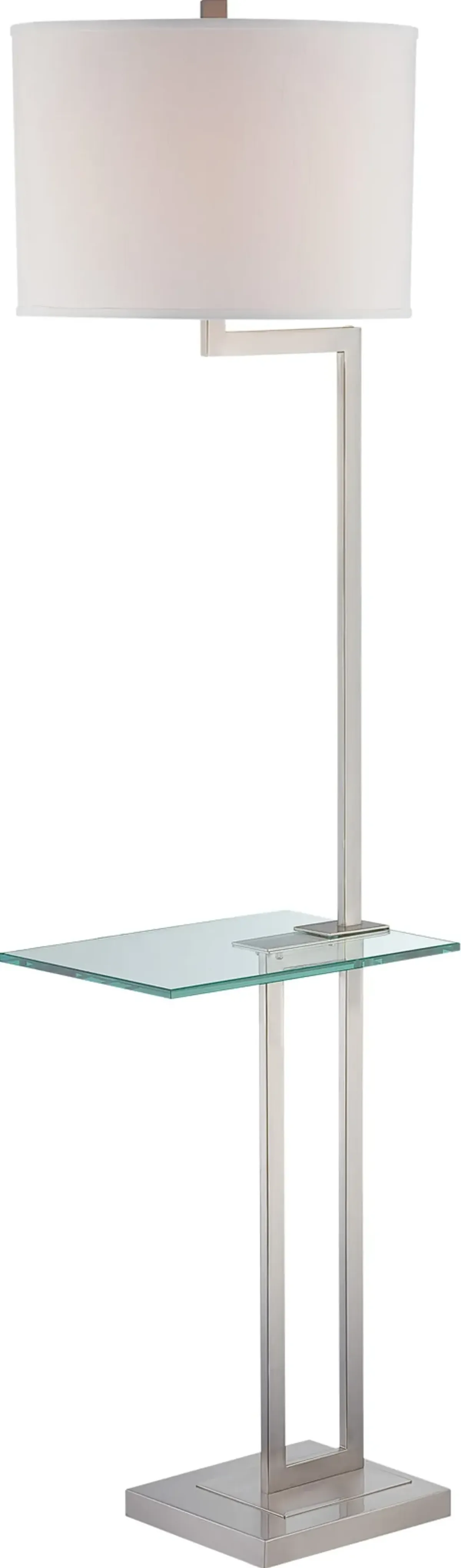 Floor Table Lamp with Glass Tray Table - Rudko