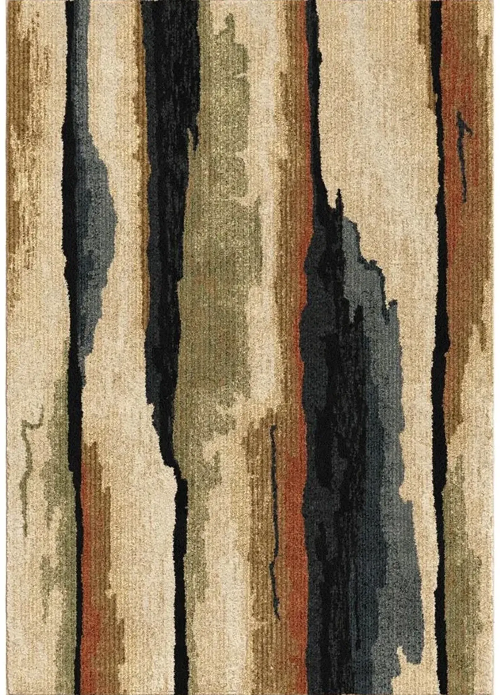 Next-Generation 5 x 8 Rock Cliff Multi-Colored Area Rug