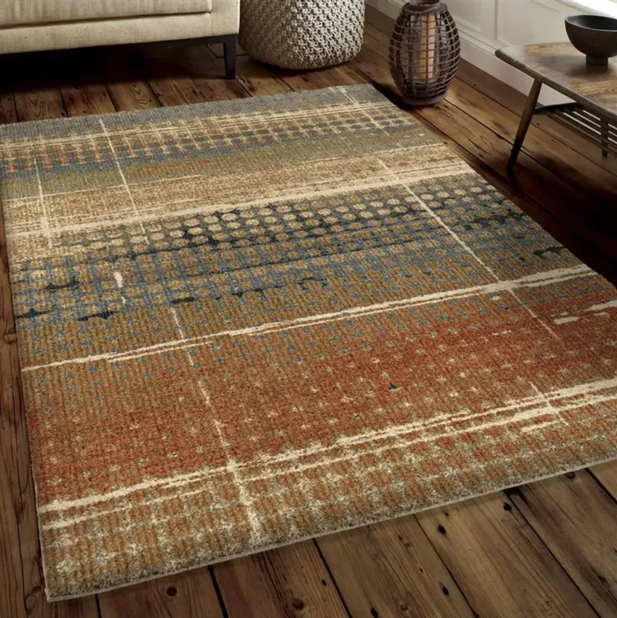 Next-Generation 5 x 8 Delgado Multi-Colored Area Rug