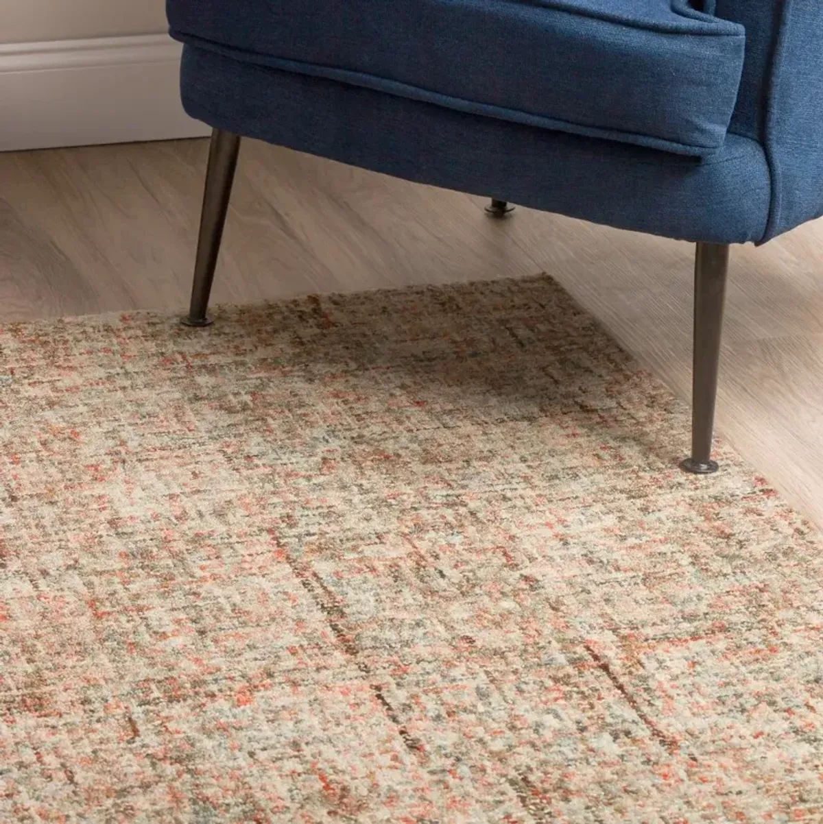 Calisa 5 x 8 Kaleidoscope Rust Area Rug