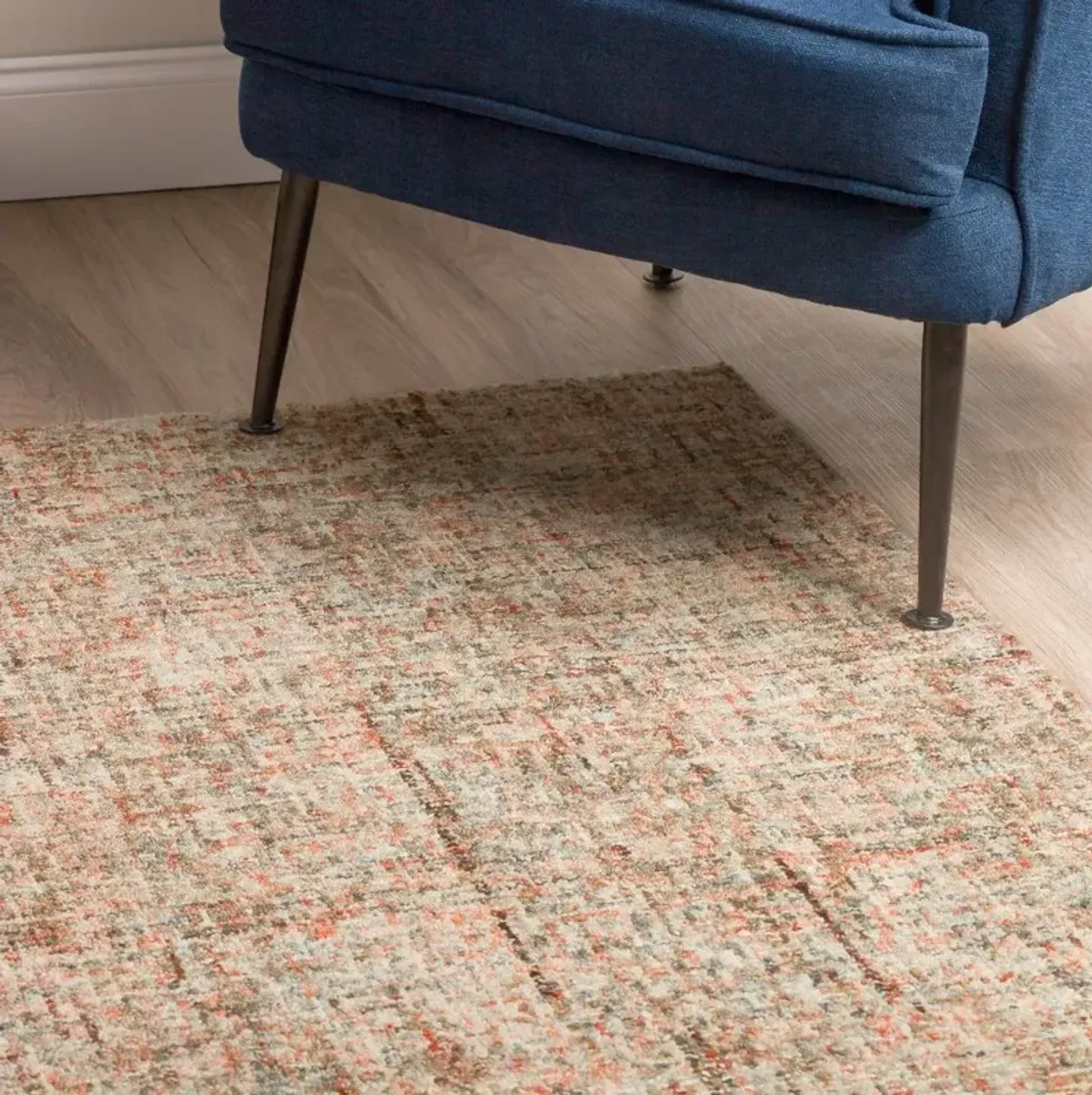 Calisa 5 x 8 Kaleidoscope Rust Area Rug