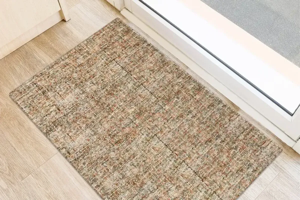 Calisa 5 x 8 Kaleidoscope Rust Area Rug