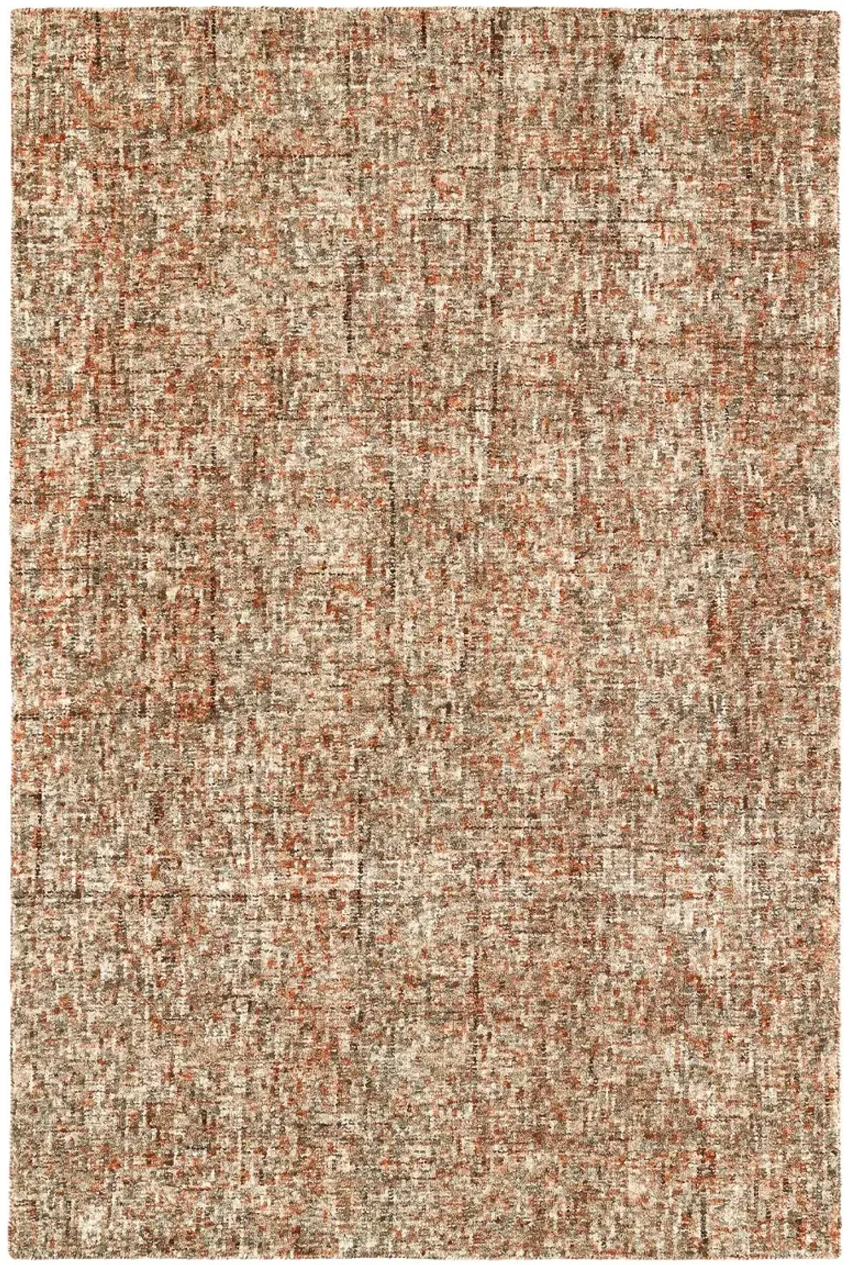 Calisa 5 x 8 Kaleidoscope Rust Area Rug