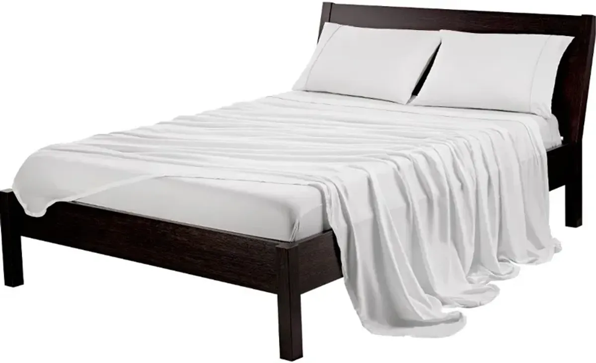 Bedgear White Hyper Cotton Queen Bed Sheets