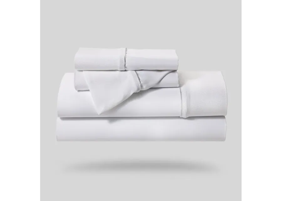 Bedgear White Hyper Cotton Queen Bed Sheets