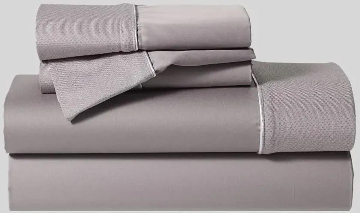 Bedgear Gray Hyper Cotton Cal-King Bed Sheets