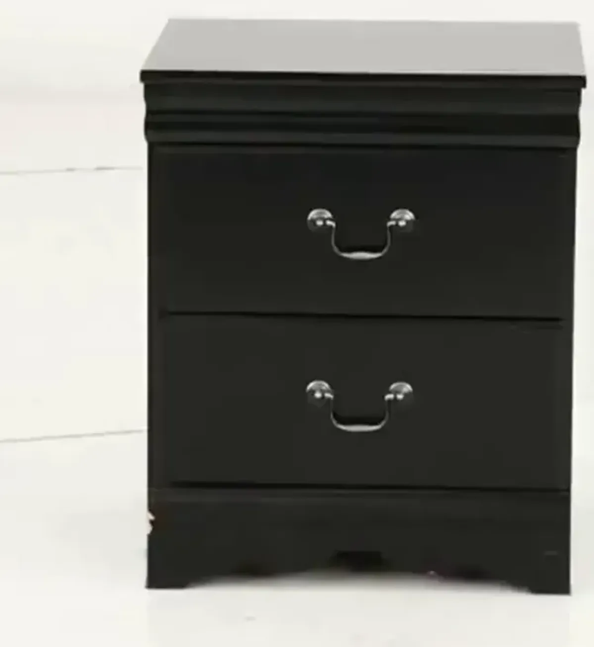 Huey Vineyard Black Nightstand