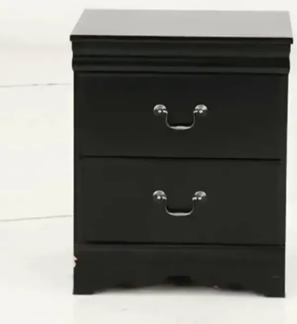 Huey Vineyard Black Nightstand