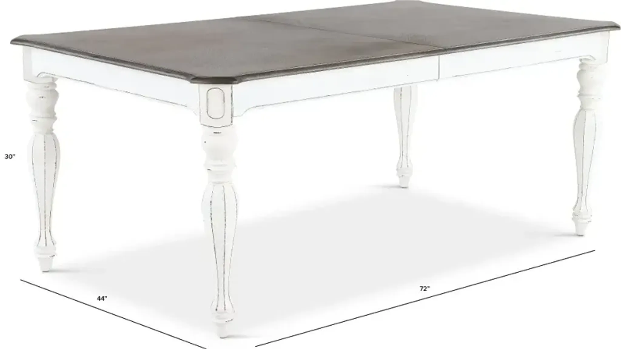 Magnolia Manor Antique White Dining Table Rc Willey | Furniture.com