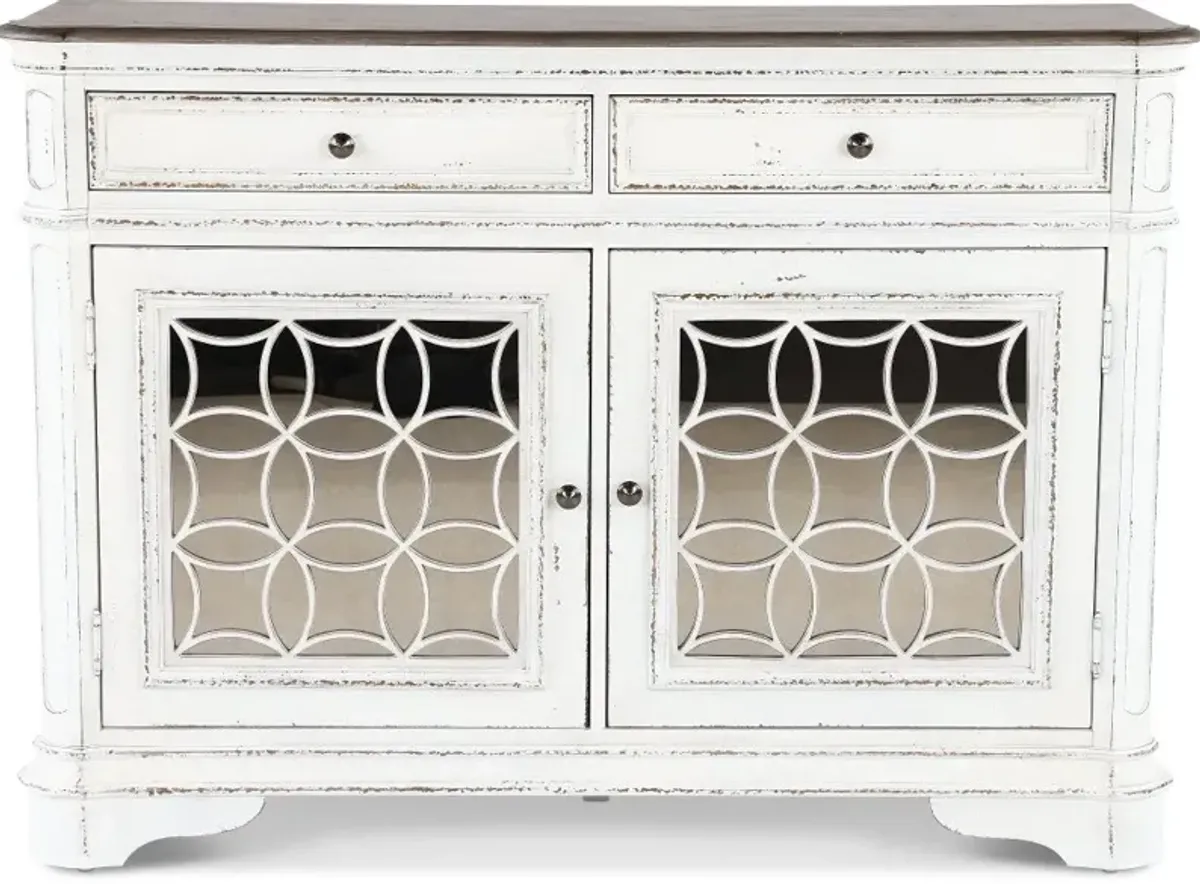 Magnolia Manor Antique White Buffet