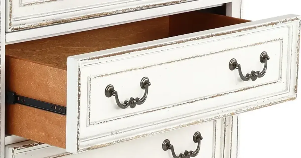 Magnolia Manor Antique White Chest of Drawers