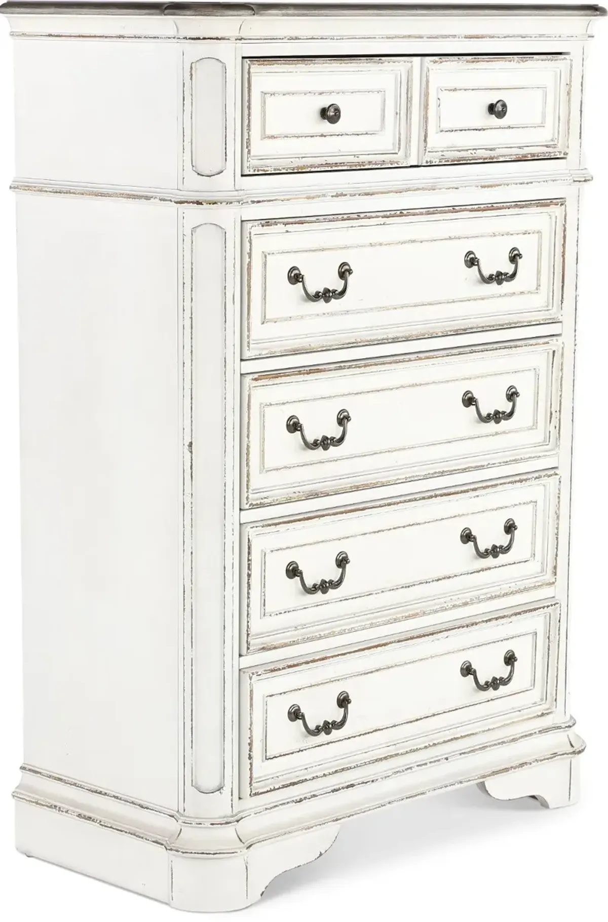 Magnolia Manor Antique White Chest of Drawers