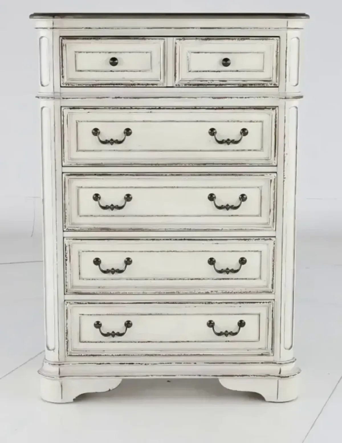 Magnolia Manor Antique White Chest of Drawers