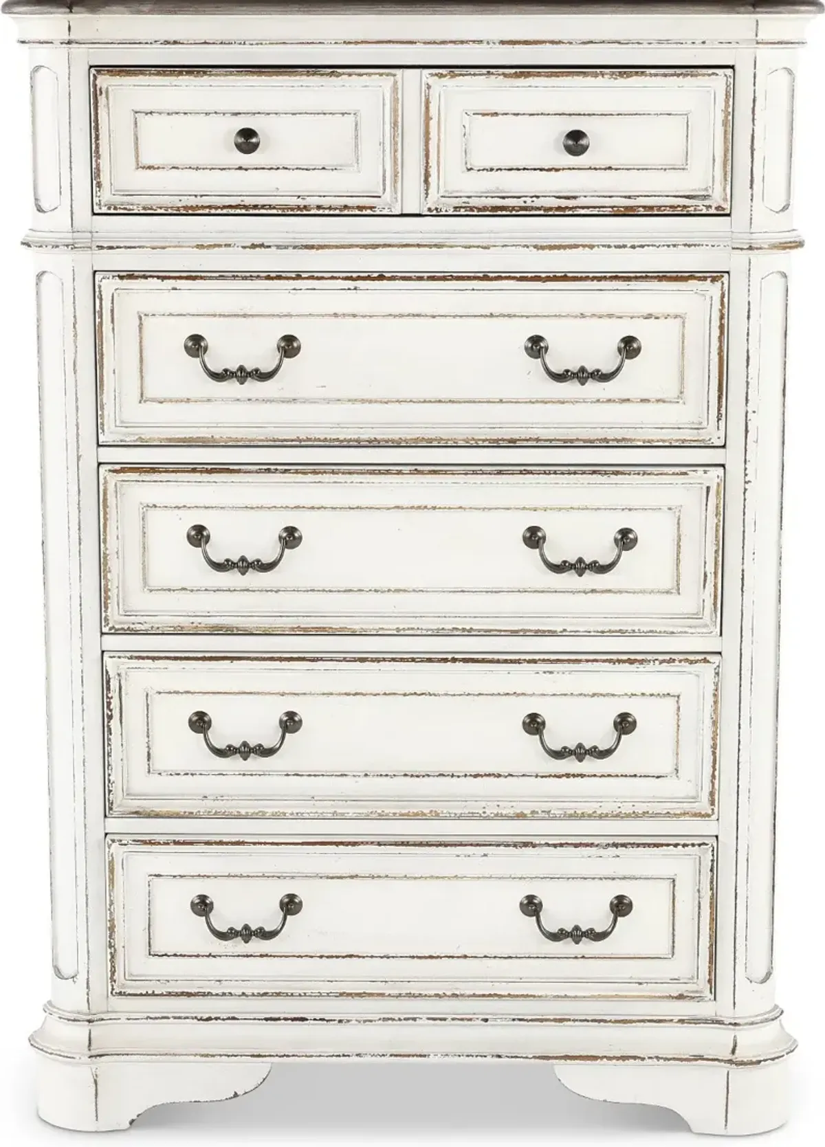 Magnolia Manor Antique White Chest of Drawers