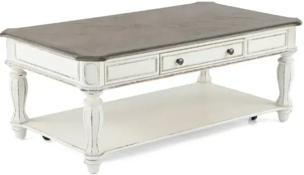 Magnolia Manor White Coffee Table