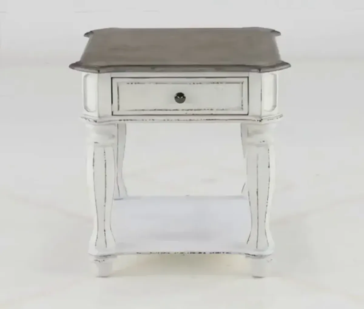 Magnolia Manor Antique White End Table